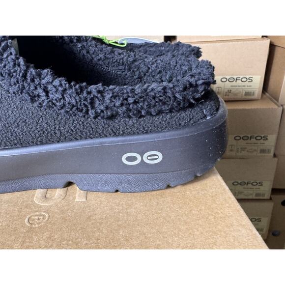 OOFOS OOcoozie Mule Men’s Slip-On Shoes Black Size 12 Comfort Recovery Clogs main image 10